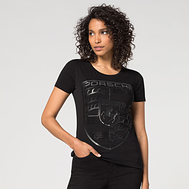 T-shirt dames, Porsche embleem